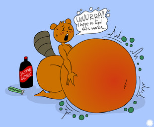 4_fingers anthro bar_emanata belly belly_blush belly_expansion belly_squish big_belly blush blush_lines bodily_fluids body_blush brown_body brown_fur buckteeth burping curvy_figure emanata expansion eyelashes femboy fingers flash_emanata fur hand_on_belly hand_on_own_belly head_tuft huge_belly hyper hyper_belly kneeling logo male navel raised_tail solo speech_bubble squish sweat sweatdrop tail teeth text thick_thighs tuft wave_emanata wide_hips thatdawgmurray beaver_and_steve beaver_(beaver_and_steve) beaver mammal rodent aliasing artist_logo artist_name digital_media_(artwork) english_text hi_res signature
