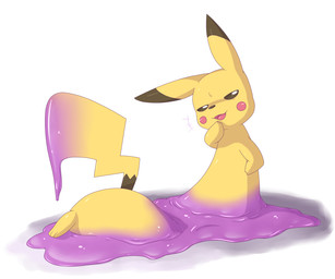 3_toes feet feral gesture hindpaw looking_at_viewer male melting mid_transformation nude open_mouth paws pink_body solo suggestive suggestive_gesture toes transformation yellow_body dlrowdog nintendo pokemon ditto_(pokemon) generation_1_pokemon hybrid pikachu pokemon_(species) 2015 6:5 hi_res