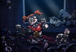 group machine puppet rile-reptile five_nights_at_freddy's scottgames sister_location ballora_(fnafsl) bidybab_(fnafsl) circus_baby_(fnaf) ennard_(fnafsl) funtime_foxy_(fnaf) funtime_freddy_(fnafsl) puppet_bonnie_(fnafsl) animatronic bear canid canine fox humanoid mammal robot 2017 digital_media_(artwork)