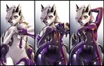 2024 anthro black_bodysuit black_clothing black_latex black_skinsuit bodysuit bound breasts camel_toe canid canid_demon canine clothed clothed_anthro clothed_female clothing demon encasement female fur genitals grey_body grey_fur grey_hair hair hellhound helluva_boss hi_res latex latex_bodysuit latex_clothing latex_skinsuit latex_tentacles liquid_latex looking_at_viewer loona_(helluva_boss) mammal medium_breasts multicolored_body multicolored_fur mythological_canine mythological_creature mythology nastya_tan nipples nude nude_anthro nude_female pink_nipples pussy red_sclera skinsuit solo tight_clothing two_tone_body two_tone_fur white_body white_eyes white_fur