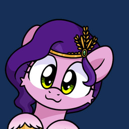 cheek_tuft facial_tuft female green_eyes hair headpiece heart_symbol hooves kissing kissing_viewer pink_body purple_hair solo tuft wings sugar_morning hasbro mlp_g5 my_little_pony mythology pipp_petals_(mlp) equid equine mammal mythological_creature mythological_equine pegasus 1:1 animated animated_gif short_playtime