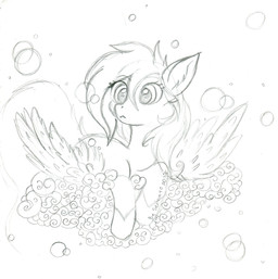 cloud eyelashes quadruped simple_background solo wings year selinatc friendship_is_magic hasbro my_little_pony mythology derpy_hooves_(mlp) selina equid equine horse mammal mythological_creature mythological_equine pegasus pony 2017 dated hi_res signature sketch traditional_media_(artwork)