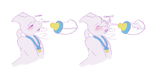 ageplay ambiguous_gender baby_bottle begging blush bodily_fluids genital_fluids infantilism milk pacifier pacifier_necklace roleplay solo suggestive_fluid hardscales nintendo pokemon generation_1_pokemon legendary_pokemon mewtwo pokemon_(species) hi_res