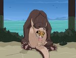 almost_fully_inside animal_genitalia anthro anthro_on_feral anthro_penetrated anthro_prey balls beach bestiality bodily_fluids brown_eyes countershade_fur countershading cum cum_in_mouth cum_inside duo erection feet feet_first fellatio female female_anthro female_penetrated female_prey feral feral_penetrating feral_penetrating_anthro feral_pred fur genital_fluids genitals male male/female male_feral male_penetrating male_penetrating_female male_pred markings membrane_(anatomy) oral oral_penetration oral_vore outside penetration penile penile_penetration penis penis_in_mouth saliva sand sea sex sheath spots spotted_body spotted_fur tail tan_body tan_fur toes vore water webbed_feet whiskers willing_prey strega callie_(strega) ambient_bird cheetah felid feline mammal mustelid otter 2025 hi_res