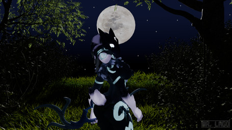 anthro bow_(weapon) breasts butt female fluffy glowing glowing_stripes looking_at_viewer mask moon night nude nude_female outside ranged_weapon solo stripes weapon mr._lago valcon_(modeler) league_of_legends riot_games tencent kindred_(lol) lamb_(lol) bovid caprine mammal sheep 16:9 3d_(artwork) blender_(artwork) blender_cycles_(artwork) digital_media_(artwork) hi_res watermark widescreen