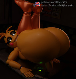 beakless big_butt blush blush_stickers butt eyebrows eyelashes female fingers glistening glistening_legs heart_eyes heart_symbol huge_butt looking_at_viewer machine orange_body solo tail text yellow_body feversfm jams3d_(modeler) mipsmiyu_(modeler) five_nights_at_freddy's five_nights_at_freddy's_2 scottgames toy_chica_(fnaf) humanoid robot robot_humanoid 2025 3d_(artwork) digital_media_(artwork) hi_res url