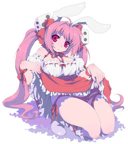 bottomwear clothed clothing clothing_lift d6 dice female skirt skirt_lift solo unknown_artist di_gi_charat hikaru_usada animal_humanoid humanoid lagomorph lagomorph_humanoid leporid_humanoid mammal mammal_humanoid rabbit_humanoid