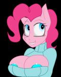 anthro anthrofied areola big_breasts blue_nipples breasts cleavage cleavage_cutout clothed clothing cutout female keyhole_turtleneck looking_away nipple_slip nipples simple_background smile solo sweater topwear transparent_background turtleneck jrvanesbroek friendship_is_magic hasbro my_little_pony pinkie_pie_(mlp) earth_pony equid equine horse mammal pony 2014 2d_animation alpha_channel animated digital_media_(artwork) motion_tweening short_playtime