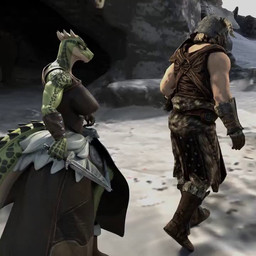 5_fingers anthro armor backstab big_breasts boots breasts clothed clothing dress duo female fingers footwear gloves green_body green_scales hair handwear headgear helmet holding_object holding_weapon horn horned_helmet humor knife leather leather_clothing male male/female rear_view scales screaming shoes snow stab tail walking weapon kasdaq da.nilkaz_(modeler) bethesda_game_studios microsoft skyrim the_elder_scrolls dovahkiin argonian human mammal scalie 1:1 2025 3d_(artwork) 3d_animation animated digital_media_(artwork) full-length_portrait meme portrait short_playtime sound webm