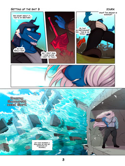 5_fingers anthro armor biceps blindfold blue_body blue_fur building clothed clothed_anthro clothed_male clothing dialogue duo eye_patch eyewear facial_hair fingers forearm_muscles fur group hair headgear helmet humanoid_hands jacket long_hair male melee_weapon muscular muscular_anthro muscular_male nipples pecs pokemon_move red_nose speech_bubble sword tail teeth text topless topless_anthro topless_male topwear water wave weapon white_hair zourik nintendo pokemon lieutenant_sousuke_(zourik) generation_8_pokemon hisuian_form hisuian_samurott pokemon_(species) regional_form_(pokemon) 3:4 absurd_res comic english_text hi_res brother_(lore) brothers_(lore) sibling_(lore)