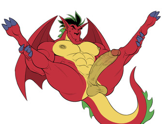 abs aged_up anthro areola balls barazoku biceps big_balls big_muscles big_penis butt claws deltoids dot_eyes ear_piercing ear_ring erection eyebrows facial_hair foreskin genitals glans hair huge_balls huge_muscles huge_penis humanoid_genitalia humanoid_penis leg_grab legs_up long_penis looking_at_viewer lying male membrane_(anatomy) membranous_wings muscular muscular_anthro muscular_male navel nipples non-mammal_balls non-mammal_nipples nude on_back pecs penis piercing presenting presenting_penis red_body ring_piercing saggy_balls seductive simple_background simple_eyes smile solo spread_legs spreading stubble tail thick_penis thick_thighs vein veiny_penis white_background wings analon_(artist) american_dragon:_jake_long disney mythology jake_long dragon mythological_creature mythological_scalie scalie 2026
