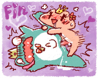 anal anal_penetration anthro crown duo femboy genitals headgear heart_symbol josou_seme kemono male male/male male_penetrated male_penetrating male_penetrating_male penetration penile penile_penetration penis penis_in_ass questionable_consent sex donburi amphibian frog 5:4 censored hi_res mosaic_censorship brother_(lore) brothers_(lore) incest_(lore) sibling_(lore)