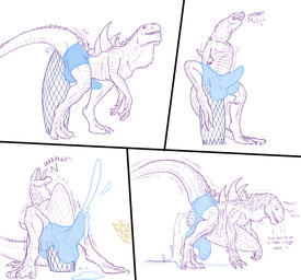 abdominal_bulge after_sex ambiguous_fluids anal anal_orgasm anal_penetration aroused balls big_balls big_bulge big_penis big_tail bodily_fluids bottomwear breath building building_in_anus building_insertion building_sex bulge claws clothed clothing cum cum_in_clothing cum_in_underwear cum_on_ground cum_through_clothing cum_through_underwear cumshot detailed_bulge dildo dildo_in_ass dildo_insertion dildo_sitting dribbling ejaculation erection exhausted feral genital_fluids genitals gherkin_(building) grin grinding groan hands-free huge_balls huge_bulge huge_penis hyper hyper_bulge hyper_dildo hyper_insertion hyper_sex_toy leaking_cum leaking_through_clothing leaning leaning_backward leaning_forward looking_pleasured male object_in_ass orgasm orgasm_face panting paws penetration penetration_through_clothing penis raised_foot raised_paw raised_tail revealing_outfit riding riding_dildo roaring rubbing rubbing_butt seductive sex_through_clothing sex_toy sex_toy_in_ass sex_toy_insertion shaking shaking_orgasm shivering shorts sitting_on_building skimpy smile smirk solo spread_legs spreading tail teasing tenting text thick_tail tight_bottomwear tight_bulges tight_clothing tight_shorts tight_underwear underwear wet wet_clothing wet_underwear conditional_dnp samagthrav2 godzilla_(series) godzilla_1998 toho godzilla zilla dinosaur ghidorah_(species) gojirasaurus kaiju prehistoric_species reptile saurischian scalie theropod absurd_res comic english_text hi_res