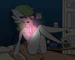 5:4 after_sex areola balls bed blush bodily_fluids breasts chinchou clitoris cum cum_drip cum_in_pussy cum_inside detailed_background door dripping duo eyelashes female female_on_top furniture gardevoir generation_2_pokemon generation_3_pokemon genital_fluids genitals glowing green_hair hair happy heart_symbol hi_res human human_on_humanoid humanoid interspecies lamp legs_up light_switch luxury_ball male male/female male_on_bottom mammal medium_breasts mr_steev_2_u nightstand nintendo nipples not_furry nude on_bottom on_top one_eye_closed penetration penile penile_penetration penis penis_in_pussy photo pink_areola pink_eyes pink_nipples pink_pussy pinned_arms pokeball pokemon pokemon_(species) pokephilia pussy ralts sex smile sweat teeth vaginal vaginal_fluids vaginal_penetration white_body white_skin wink
