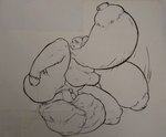 anthro balls big_breasts big_penis breasts clitoris female female_penetrated genitals hooves huge_breasts huge_penis hyper hyper_breasts hyper_genitalia hyper_penis male male/female male_penetrating male_penetrating_female overweight penetration penile penile_penetration penis penis_in_pussy sex solo vaginal vaginal_penetration leptail secondserval bovid caprine goat mammal traditional_media_(artwork)