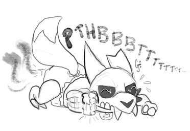 anthro clothed clothing diaper feces fur male pooping simple_background soiled_diaper soiling soiling_diaper solo unclean_diaper used_diaper using_diaper wearing_diaper white_background waitfurgodot disney the_owl_house king_clawthorne titan_(the_owl_house) sketch