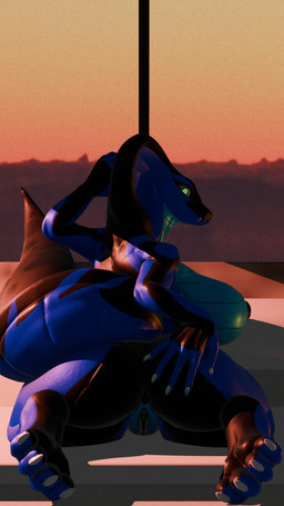 anthro anus bed big_breasts breasts butt butt_focus butt_grab female fingers furniture genitals hand_on_butt looking_at_viewer looking_back nipples nude on_bed presenting presenting_hindquarters rear_view scales smile snake_hood solo tail thick_thighs ventral_scales vulva alessandrasnek roroboros_(modeler) alessandra_dragon cobra elapid_(snake) king_cobra reptile scalie snake 3d_(artwork) 9:16 blender_(artwork) digital_media_(artwork) hi_res