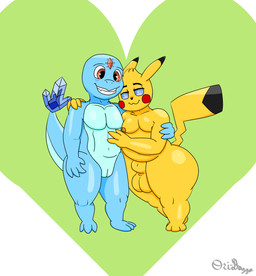 animal_genitalia anthro balls blind disability duo gem genital_slit genitals heart_symbol hug ice leaning leaning_on_another magic_user male male/male nude pose romantic romantic_couple sheath side_by_side thick_thighs conditional_dnp ori-doggo nintendo pokemon fan_character sparky_(ori-doggo) charmander generation_1_pokemon pikachu pokemon_(species) absurd_res hi_res