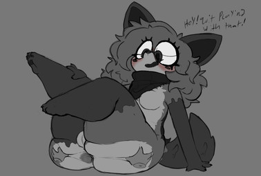 ambiguous_gender anthro anus balls blush breasts butt duo genitals gynomorph imminent_sex intersex intersex/ambiguous legs_up nude spread_butt spreading text thick_thighs touching_butt dawrklawst dawrk canid canine canis goo_creature jackal mammal 2025 english_text hi_res