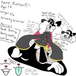 anthro big_hands duo floating_tail fur long_arms male male/male pink_nose teeth text tongue white_body white_fur punkoftherats brimbi_(punkoftherats) punkrat_(punkoftherats) animate_inanimate shape_shifter 1:1 english_text hi_res