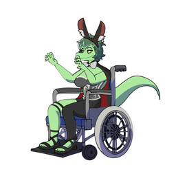 anthro big_breasts bow_tie breasts cape clothing corset costume curvy_figure disability fake_ears feet female fingers footwear freckles green_body green_hair green_scales grey_eyes hair holidays humanoid_feet lingerie long_tail paraplegic plantigrade sandals scales shoes short_hair simple_background solo tail toes topwear vehicle wheelchair white_background yellow_sclera jezlez1 cavemanon_studios halloween i_wani_hug_that_gator olivia_halford baryonyx dinosaur prehistoric_species reptile scalie spinosaurid theropod 1:1 2023 digital_drawing_(artwork) digital_media_(artwork) hi_res