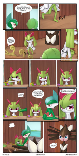 alternative_fashion female goth male narrow_hips purple_body slim text thin_calves thin_legs thin_thighs masterploxy nintendo pokemon felid gallade gardevoir generation_1_pokemon generation_3_pokemon generation_4_pokemon generation_5_pokemon gothitelle kirlia mammal persian_(pokemon) pokemon_(species) 2016 absurd_res comic english_text hi_res source_request