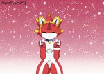 abs anthro bell bell_collar codpiece collar dancing fake_ears horn male red_body solo heroheart001 bandai_namco digimon digimon_ghost_game sad_cat_dance betelgammamon digimon_(species) scalie animated animation_meme frame_by_frame hi_res meme short_playtime