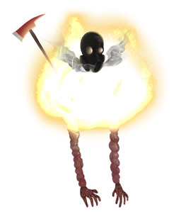 5_fingers ambiguous_gender axe fingers fire front_view gas_mask grey_background mask simple_background smoke solo ninetheowl team_fortress_2 valve pyro_(team_fortress_2) elemental_creature fire_creature 2026 digital_drawing_(artwork) digital_media_(artwork) full-length_portrait hi_res portrait