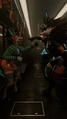 anthro bus clothed clothing commercial_vehicle duo femboy gesture hand_gesture horn legwear male pointing pointing_at_another public surprised thigh_highs vehicle wings sanythefox eclipse_(sanythefox) sany_van_fox lagomorph mammal novabeast wolpertinger 3d_(artwork) 4k 9:16 absurd_res digital_media_(artwork) hi_res