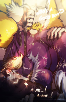 anal anal_penetration anthro ass_up bdsm bite blonde_hair bodily_fluids collar cum cum_everywhere cum_in_ass cum_inside cum_on_back doggystyle duo eyewear from_behind_position fur genital_fluids glasses good_boy hair leash leash_pull leashed_collar male male/male male_penetrated male_penetrating male_penetrating_male mature_sub messy penetration penile penile_penetration penis_in_ass petplay pillow pillow_bite purple_body purple_fur roleplay sex yellow_body yellow_fur nialus bandai_namco digimon dean_(drako1997) kalen_digitalis border_collie canid canine canis collie digimon_(species) domestic_dog herding_dog mammal pastoral_dog renamon sheepdog hi_res
