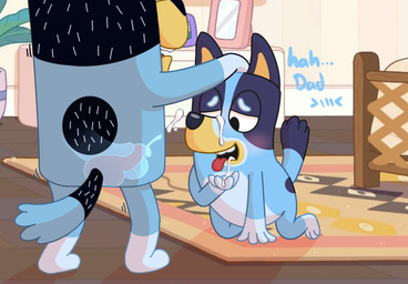 age_difference all_fours ambiguous_gender anthro bedroom_eyes blue_body blue_fur blush bodily_fluids cum cum_in_mouth cum_inside cum_on_face cum_on_hand dialogue duo ejaculation female fur genital_fluids genitals hand_on_head male male/ambiguous masturbation narrowed_eyes on_ground open_mouth penile penile_masturbation penis seductive simple_eyes standing stated_incest text tongue tongue_out translucent translucent_body young young_ambiguous young_anthro festive0goat bluey_(series) bandit_heeler bluey_heeler australian_cattle_dog canid canine canis cattledog domestic_dog herding_dog mammal pastoral_dog digital_media_(artwork) english_text hi_res daughter_(lore) father_(lore) father_and_child_(lore) father_and_daughter_(lore) incest_(lore) parent_(lore) parent_and_child_(lore) parent_and_daughter_(lore)