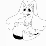 abdominal_bulge ambiguous_gender anthro anthro_pred belly big_belly big_breasts breast_expansion breasts burp_cloud burping butt digestion expansion female female_pred fur huge_breasts rapid_digestion rumbling_stomach simple_background solo text thick_thighs vore weirdocat nintendo pokemon generation_4_pokemon lagomorph lopunny mammal pokemon_(species) 2024 animated digital_drawing_(artwork) digital_media_(artwork) english_text