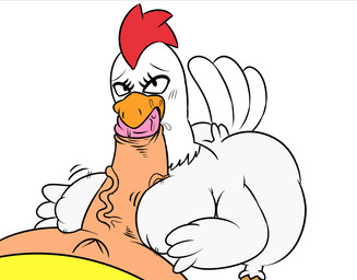 bestiality blush blush_lines breast_play breasts butt duo featureless_nipples fellatio female female_focus feral feral_penetrated genitals human_on_feral human_penetrating human_penetrating_feral interspecies male male/female navel oral outie_navel penetration penile penis sex titfuck vein veiny_penis 4chan_anon unknown_artist mario_bros nintendo hen_(mario) wario avian bird chicken galliform human mammal phasianid 2018