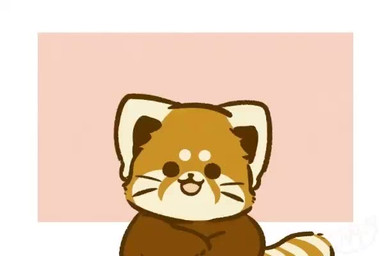 ambiguous_gender biped brown_body brown_fur candy chibi dessert dot_eyes eyes_closed feral food fur simple_background simple_eyes solo shi_nominmin ailurid mammal red_panda 2020 3:2 animated no_sound short_playtime video