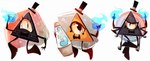 6_arms ambiguous_gender black_bow_tie bow_tie clothing eyelashes gesture hand_gesture hat headgear headwear holding_object lamp lava_lamp magic_user middle_finger multi_arm multi_limb narrowed_eyes not_furry pupils slit_pupils solo top_hat maplespyder disney gravity_falls bill_cipher euclidean eye_of_providence 2016 digital_media_(artwork) digital_painting_(artwork) hi_res multiple_images painting_(artwork) shaded