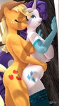 3d_(artwork) 9:16 against_surface against_wall ambiguous_penetration anthro anthro_on_anthro anthro_penetrated anthro_penetrating anthro_penetrating_anthro anthroponiessfm applejack_(mlp) breast_squish breasts clothing digital_media_(artwork) duo equid equine female female_penetrated freckles friendship_is_magic from_behind_position gynomorph gynomorph/female gynomorph_penetrating gynomorph_penetrating_female hasbro hat headgear headwear hi_res horn intersex intersex/female intersex_penetrating intersex_penetrating_female mammal mostly_nude my_little_pony mythological_creature mythological_equine mythology nude penetration rarity_(mlp) sex source_filmmaker_(artwork) squish unicorn