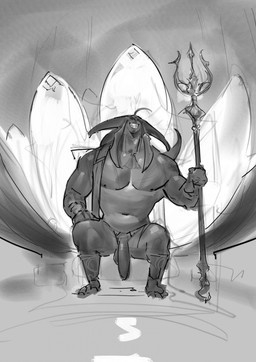 big_muscles chair furniture genitals large_male larger_male long_penis male melee_weapon muscular muscular_male on_chair penis penis_out_of_underwear polearm sitting sitting_on_chair sitting_on_throne size_difference smile solo throne throne_room trident weapon purplebirdman nintendo the_legend_of_zelda prince_sidon aquatic scalie zora 2026 black_and_white digital_drawing_(artwork) digital_media_(artwork) full-length_portrait hi_res monochrome portrait shaded sketch