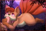 blush duo fellatio female feral fur genitals hair male male/female oral penile penis sex simple_background lekisceon nintendo pokemon synnymon generation_1_pokemon pokemon_(species) vulpix hi_res