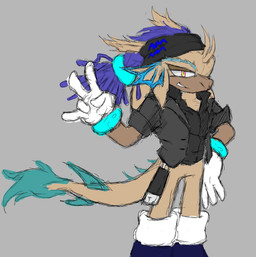 accessory anthro blue_hair boots bottomless bottomless_male clothed clothing countershade_arms countershade_face countershading dreadlocks fin footwear fur gloves hair handwear head_fin headband jacket male open_clothing open_jacket open_topwear orange_eyes shirt shoes simple_background smile smiling_at_viewer snout solo spiked_tail spikes spikes_(anatomy) tail tail_tuft tan_body tan_fur tied_hair topwear tuft frostburned-soul mythology sega sonic_the_hedgehog_(series) fan_character trigger_(frostburned-soul) aquatic aquatic_dragon dragon furred_dragon furred_scalie mythological_creature mythological_scalie scalie absurd_res colored_sketch hi_res sketch
