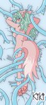 anthro anus blue_eyes blue_tentacles blush breasts butt dakimakura female fur genitals green_hair hair looking_at_viewer looking_back lubed lying on_front oral oral_penetration pawpads paws penetration pink_body pink_fur pink_nose pussy sex side_boob solo sparkles sparkling_eyes spread_butt spreading sprinkles tentacle_in_mouth tentacle_penetration tentacle_sex tentacles vaginal vaginal_penetration nekopumpkin kiki_(nekopumpkin) canid canine fox mammal absurd_res dakimakura_design hi_res shaded simple_shading