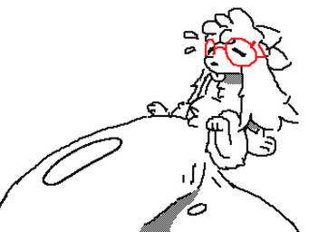 anthro balls belly big_balls big_penis digitigrade eyewear floppy_ears fluffy fluffy_ears fluffy_hair genitals glasses glistening glistening_genitalia glistening_penis hair huge_balls huge_penis hyper hyper_balls hyper_genitalia long_ears male penis pubes snout solo spread_legs spreading tired tongue tongue_out wearing_glasses motleymephitid nintendo pokemon cerys_vesta generation_4_pokemon legendary_pokemon pokemon_(species) shaymin sky_forme_shaymin 4:3 digital_media_(artwork) dithering flipnote_studio_3d_(artwork)