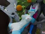 2018 3d_(artwork) 3d_animation 4:3 5_fingers alternate_version_at_source animated anthro anthro_focus anthro_on_anthro anthro_penetrated anthro_penetrating anthro_penetrating_anthro balls blue_body blue_fur body_part_in_mouth body_part_in_pussy bouncing_balls bouncing_breasts bouncing_penis breasts canid canine canis clitoris deep_throat digital_media_(artwork) double_penetration erection face_fucking faceless_character faceless_male fellatio female female_focus female_penetrated fingers food forced forced_oral foreskin foursome fruit fur genitals grass group group_sex hair hi_res humanoid_genitalia humanoid_penis irrumatio knot lilith_tundrus long_playtime looking_at_another loop lying male male/female male_penetrating male_penetrating_female mammal masturbation moan nipples nude on_back oral oral_penetration outside penetration penile penile_masturbation penile_penetration penis penis_in_mouth penis_in_pussy pink_hair plant pumpkin purple_eyes pussy sex she_scale solo_focus sound spread_legs spreading standing table_lotus_position vaginal vaginal_penetration webm wolf