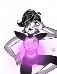 alternate_species cosplay fusion gesture glowing hand_gesture heart_symbol machine not_furry solo v_sign unknown_artist don't_starve klei_entertainment undertale undertale_(series) mettaton mettaton_ex wes_(don't_starve) android humanoid hybrid robot robot_humanoid crossover hi_res