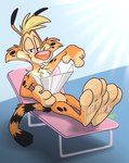 feet foot_fetish foot_focus male nude pawpads soles solo toes magferret_(artist) bonkers_(series) disney bonkers_d._bobcat bobcat felid feline lynx mammal