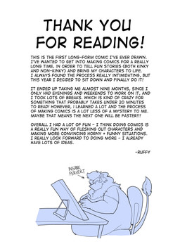 anthro chair clothed clothed_anthro clothed_male clothing desk drawing_tablet fully_clothed fully_clothed_anthro fully_clothed_male furniture male obese obese_anthro obese_male overweight overweight_anthro overweight_male solo table text thank_you thank_you_message ruffythelion felid lion mammal pantherine 2026 comic end_page english_text hi_res