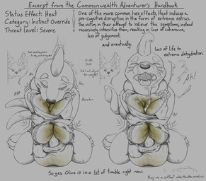 bodily_fluids cum cum_in_diaper diaper diaper_sniffing duo female forced_arousal genital_fluids in_heat male male/female orgasm sniffing unclean_diaper urine used_diaper watersports oddertheotter nintendo pokemon braixen buizel generation_4_pokemon generation_6_pokemon pokemon_(species) hi_res