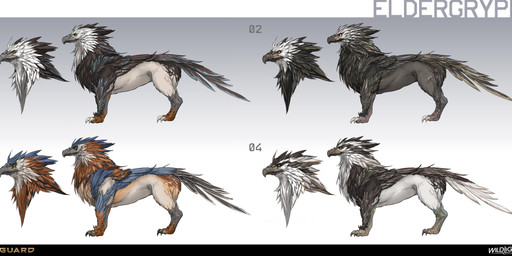 2_toes 3_toes ambiguous_feral ambiguous_gender beak beak_closed black_beak black_body black_claws black_feathers black_sclera black_tail black_tail_feathers blue_body blue_feathers blue_markings brown_markings claws company_name facial_markings feather_markings feathers feet feral gradient_background green_eyes grey_beak grey_body grey_claws grey_eyes grey_feathers grey_markings group head_markings light long_tail markings mouth_closed multicolored_body multicolored_feathers multicolored_tail multicolored_tail_feathers neck_tuft no_pupils nude nude_ambiguous number pupils quadruped red_body red_feathers side_view simple_background standing tail tail_markings text toe_claws toes tuft white_body white_feathers white_tail white_tail_feathers nicholas_patrick_kelana highguard_(game) avian bird eldergryph 2026 absurd_res colored concept_art digital_drawing_(artwork) digital_media_(artwork) english_description english_text hi_res lighting official_art shaded