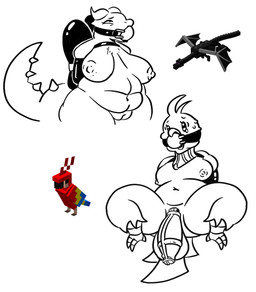 anthro anthrofied armbinder ball_gag balls bdsm belly big_balls big_breasts big_moobs big_penis binder_(restraint) bodily_fluids bondage bondage_gear bound breasts chastity_cage chastity_device eye_roll feathers feet female gag gagged genitals innie_vulva latex male mature_anthro mature_female moobs navel nipples nude overweight overweight_anthro overweight_female penis restraints simple_background slightly_chubby slightly_chubby_anthro slightly_chubby_male spiked_tail spikes spikes_(anatomy) spread_legs spreading sweat sweatdrop tail tail_feathers talons thick_thighs toes vulva white_background wide_hips wings_tied stockingmiami microsoft minecraft mojang mythology xbox_game_studios jean_(minecraft) avian bird dragon ender_dragon mythological_creature mythological_scalie parrot scalie absurd_res black_and_white hi_res monochrome reference_image sketch