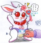 2012 blush conejoblanco cub cute diaper female jewel_pet lagomorph rabbit ruby_(jewel_pet) urine wet young
Rating: Questionable
Score: 1
User: letmerok
Date: September 19, 2013