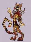 alternative_fashion jester machine male solo steampunk grostenmeiers android lemur mammal primate robot strepsirrhine 3:4 hi_res